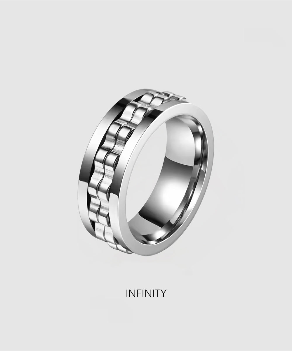Bague Infinity Calm — Homme