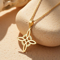 Witch's Knot Shield Necklace 3
