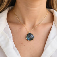 Pendentif "Protection Symbolique" en Labradorite 2