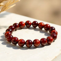 Bracelet "Bouclier de la Terre" en Œil de Tigre 1
