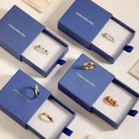 bague plissée tournante en or 5