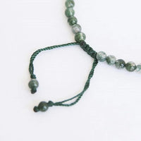 Bracelet réglable « Sérénité » en agate mousse 5