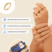 gold spinning bamboo ring 3