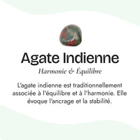 Bracelet "Équilibre Intérieur" en Agate Indienne 4