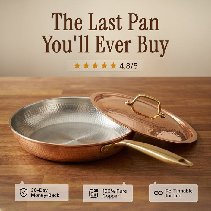 Certified Pure Copper Nutri Pan Pro 2.0