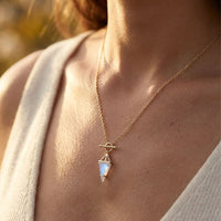 Pendentif « Moon Point » en pierre de lune 2