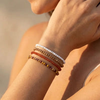 Armband aus 4mm feinen Steinperlen 2