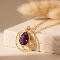 "Circle of Serenity" Amethyst Necklace 1