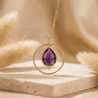 "Circle of Serenity" Necklace in Amethyst 3