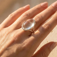 "Pure Light" Ring in Rock Crystal 2
