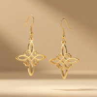 Boucles d'oreilles « Protection enchantée » en nœud de sorcière 3