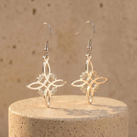Boucles d'oreilles « Protection enchantée » en nœud de sorcière 6