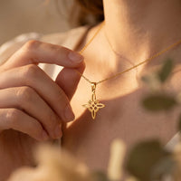 Witch's Knot Shield Necklace 2
