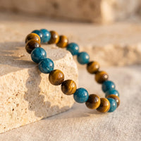 "New Momentum" Bracelet in Apatite & Tiger Eye 4