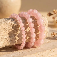 "Unconditional Love" Armband aus Rosenquarz 6