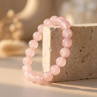 Bracelet "Amour Inconditionnel" en Quartz Rose 5