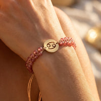 Bracelet tissé "12 Constellations" en pierres naturelles 4