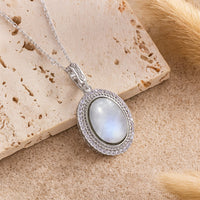 "Sweetness of Soul" Pendant in Moonstone 1