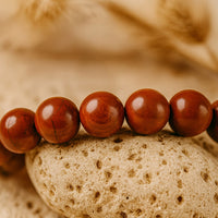 Bracelet "Endurance" en jaspe rouge 4