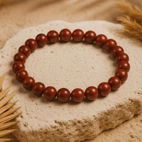 Bracelet "Endurance" en jaspe rouge 1