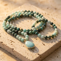 Mala Necklace “Back to the Essentials” in Amazonite 5