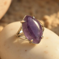 Bague Ajustable "Vision" en Pierre Naturelle 3