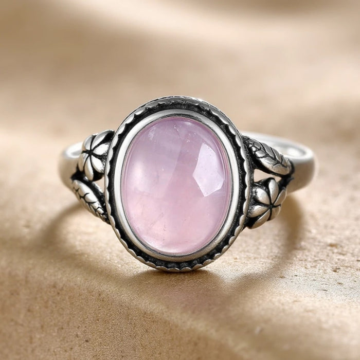 "Sweetness of Love" Ring in Rose Quartz