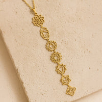 7 Chakra Kette - Heilige Symbole 3