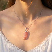Pendentif « Aile d'ange » en pierre naturelle 11