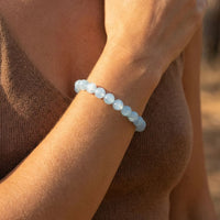 "Bonheur" Armband in Aquamarin 4