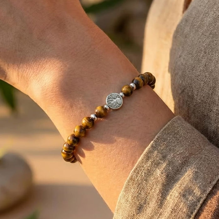 "Feline Reflections" Bracelet in Tiger's Eye