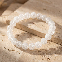 Bracelet "Éclats de Lumière" en Cristal de Roche Craquelé 3