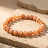 Bracelet "Joie d'être" en pierre de soleil 1