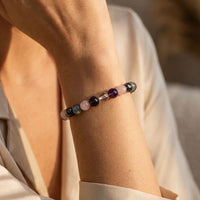 "High Vibration" Symbolic Bracelet in Natural Stones 2