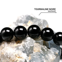 Bracelet "Rempart" en tourmaline noire 3