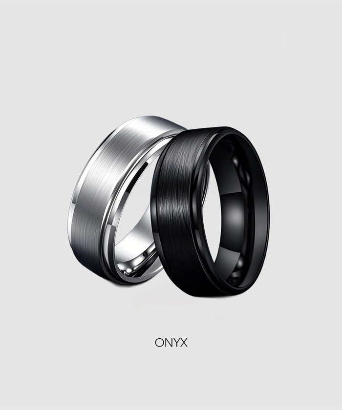 Bague Onyx Calm — Homme