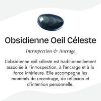Pendentif Goutte en Obsidienne Œil Céleste 6