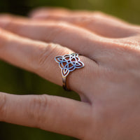 Bague Ajustable "Symbole de Protection" - Nœud de Sorcière 4