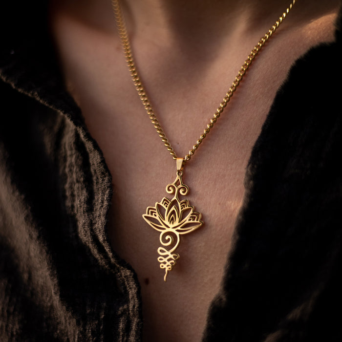 "Lotus Unalome" Anhänger