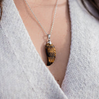 Pendentif « Aile d'ange » en pierre naturelle 6