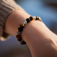 Armband "Ultimativer Schutz" aus Turmalin, Tigerauge & Labradorit 4