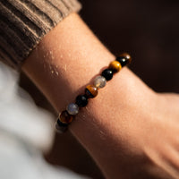 Armband "Ultimativer Schutz" aus Turmalin, Tigerauge & Labradorit 2