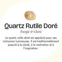 Bracelet "Énergie Solaire" en Quartz Fumé, Œil de Tigre & Quartz Rutile Doré 7