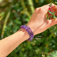 Bracelet "Symbole Apaisant" en Améthyste 6