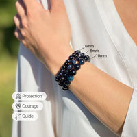 "Schutzengel"-Armband aus Falkenauge 4