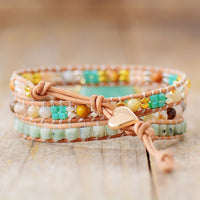 Bracelet Wrap "Softness of Amazonite" 3