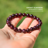 "Force de Vie" Bracelet in Almandine Garnet 3