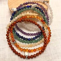"Öffnung der 7 Chakren" Naturstein-Armband-Set 3