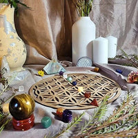 Flower of Life "Symbol of Harmony" in Natural Wood 2