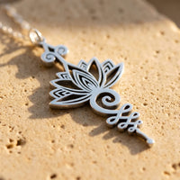 Pendentif « Lotus Unalome » 3